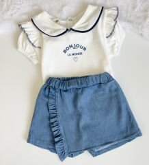 KOT ŞORT ETEKLİ YAZLIK TAKIM