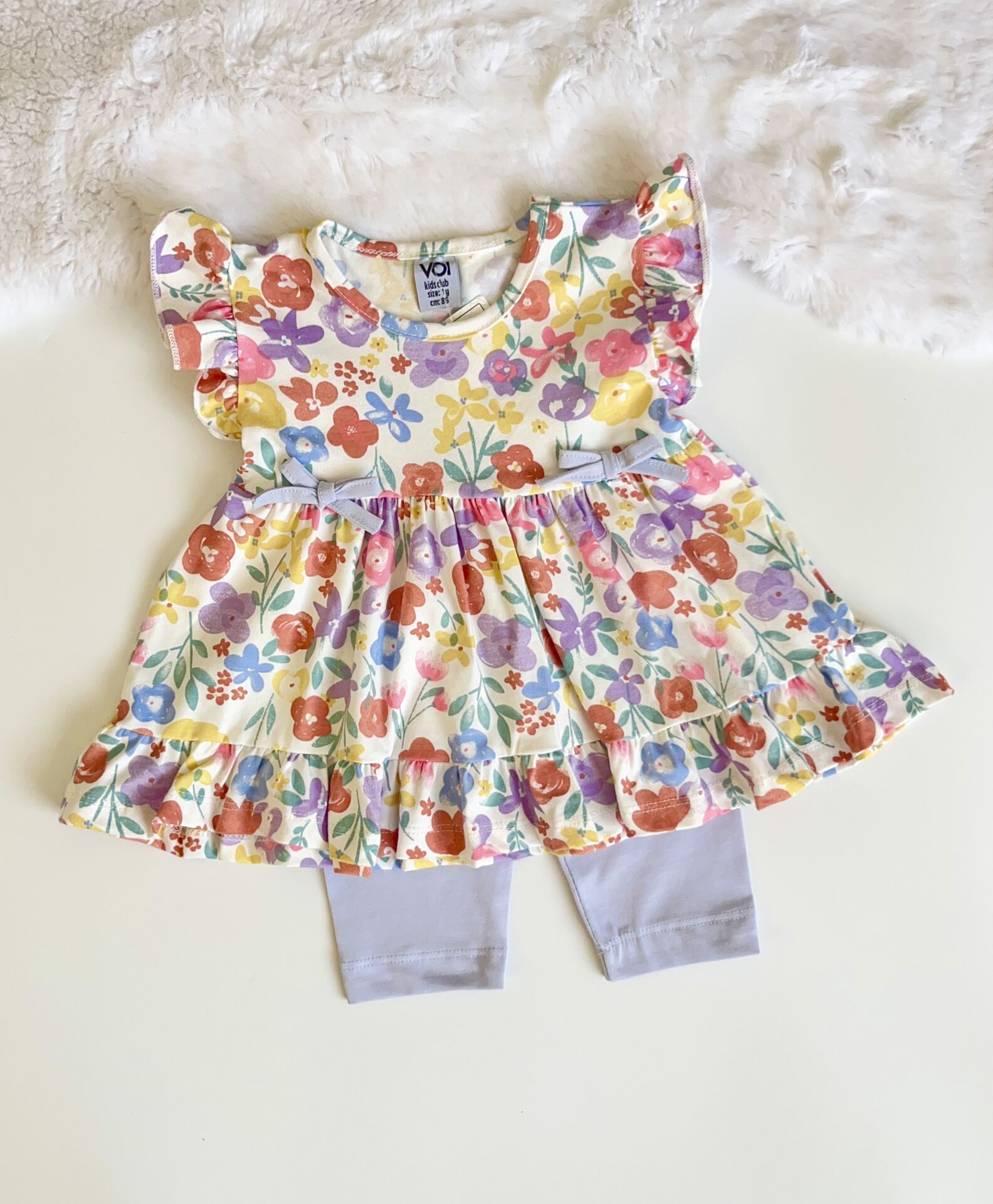 ÇİÇEK BASKILI YAZLIK TAKIM