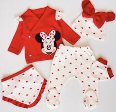 MINNE MOUSE BASKILI 5'Lİ HASTANE ÇIKIŞI