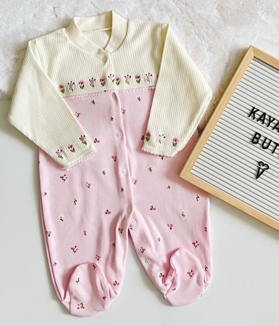 ÇITIR ÇİÇEK DETAYLI TULUM