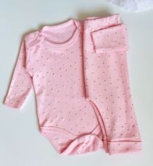 ÇİÇEK DETAYLI FİTİLLİ TAKIM