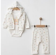 ÇITIR ÇİÇEK DETAYLI 3 LÜ TAKIM