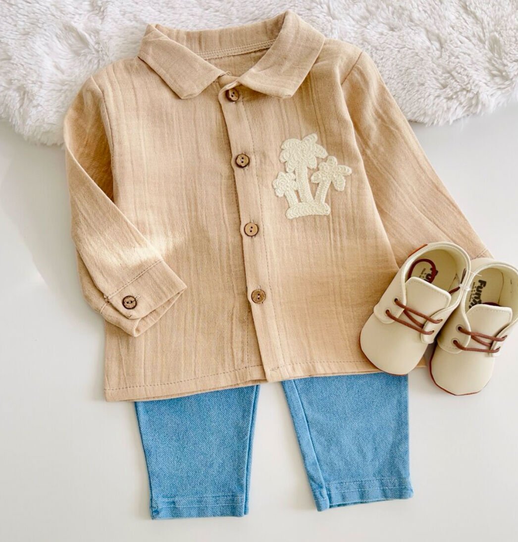 MÜSLİN GÖMLEKLİ TAKIM