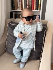 KETEN CEKET DETAYLI  3 LÜ ERKEK TAKIM