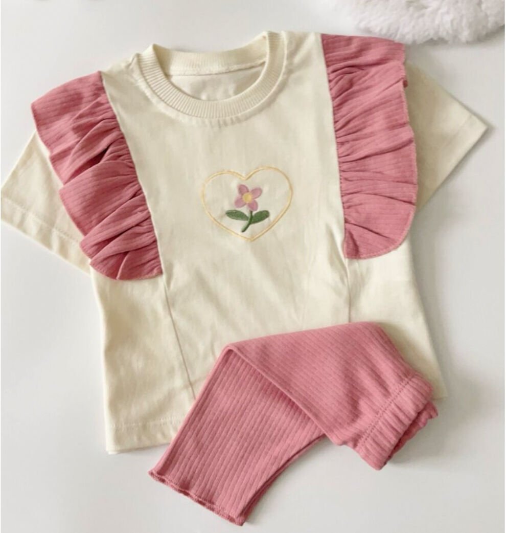 FIRFIR DETAYLI YAZLIK İKİLİ TAKIM