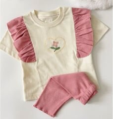 FIRFIR DETAYLI YAZLIK İKİLİ TAKIM