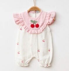 KİRAZ BASKILI MÜSLİN TULUM