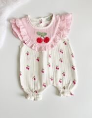 KİRAZ BASKILI MÜSLİN TULUM