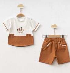 BİSİKLET NAKIŞLI YAZLIK TAKIM