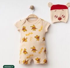 POOH BASKILI 2'Lİ YAZLIK TULUM