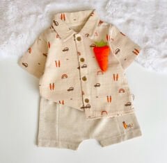 HAVUÇ DETAYLI YAZLIK TAKIM