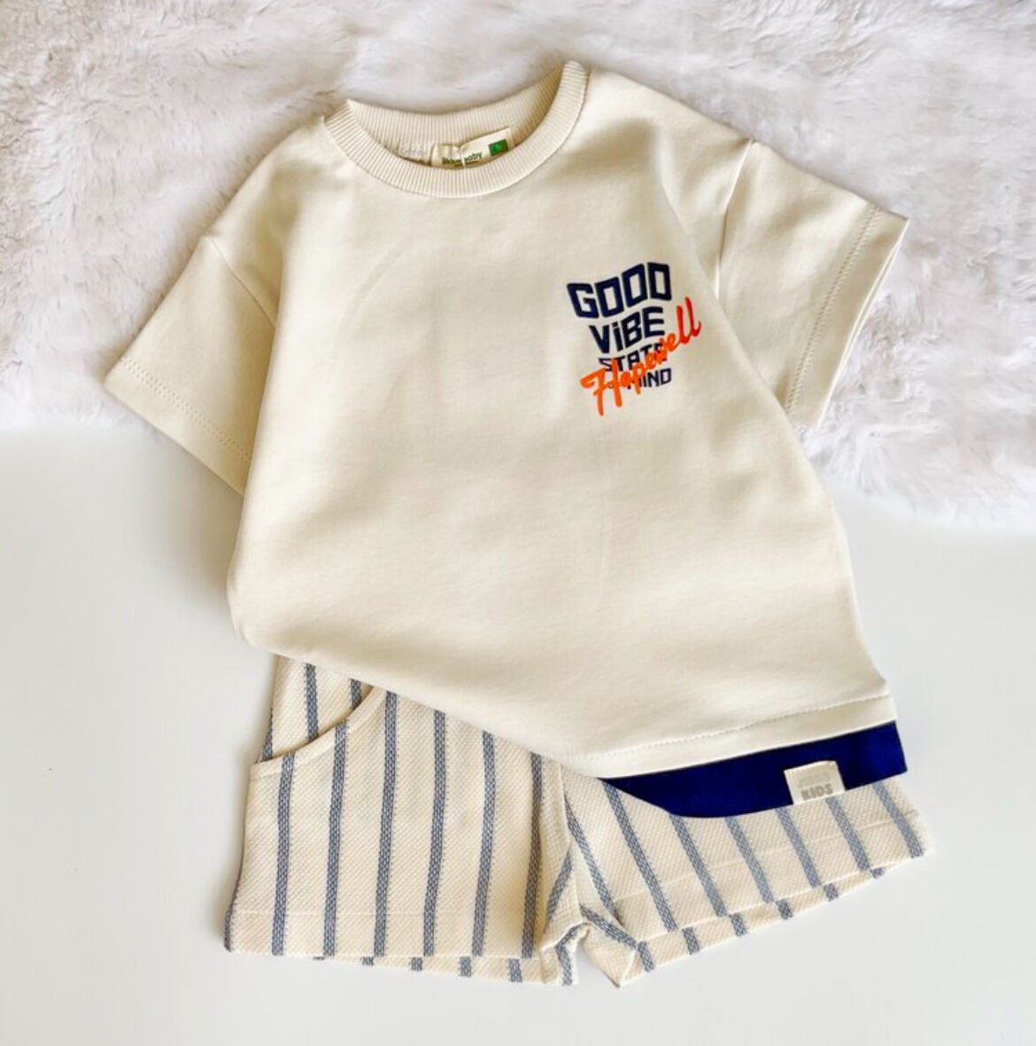 GOOD VİBE SIRT YAZI DETAYLI OWERSİZE TAKIM