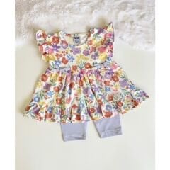 ÇİÇEK BASKILI YAZLIK TAKIM