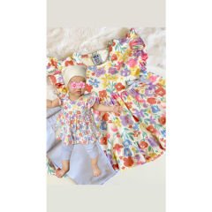 ÇİÇEK BASKILI YAZLIK TAKIM