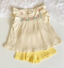 ÇİÇEK BASKILI  YAZLIK TAKIM