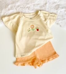 ÇİÇEK BASKILI FIRFIRLI TAKIM