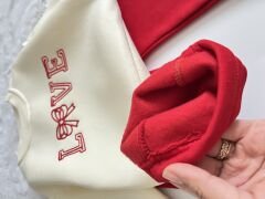 LOVE NAKIŞLI 3 İP ŞARDONLU KIŞLIK TAKIM