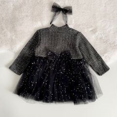 TOKALI SİMLİ TRİKO  TÜTÜLÜ ELBİSE