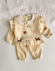 3 İP ŞARDONLU TAVŞAN BASKILI TAKIM