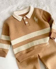 3 İP ŞARDONLU POLO BASKILI TAKIM