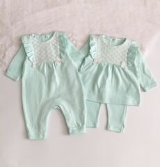 GÜPÜR DETAYLI MEVSİMLİK ALT ÜST TAKIM