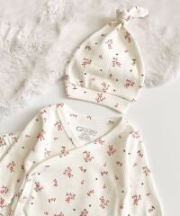 KENDİNDEN ELDİVENLİ ÇİÇEK BASKILI ORGANİK HASTANE ÇIKIŞI