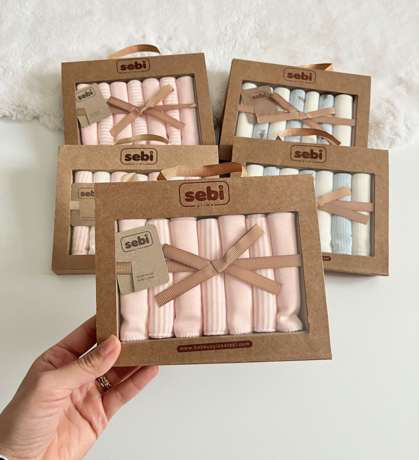 KIZ BEBEK 7 Lİ AĞIZ MENDİLİ